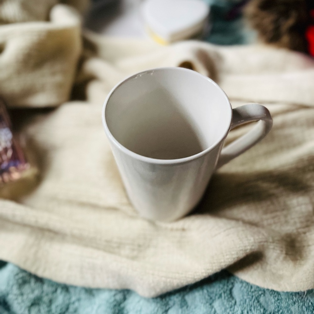 White Coffee Cup